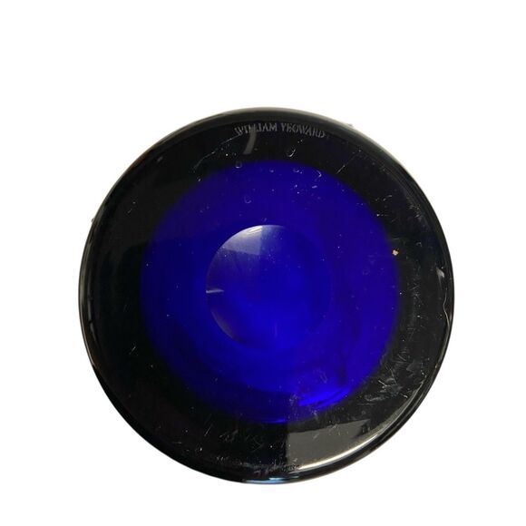 William Yeoward Cobalt Signed Decanter - Picture 2 of 4